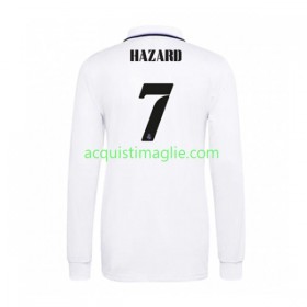 Divisa di Calcio Real Madrid Eden Hazard 7 Prima 2022/2023 Manica Lunga